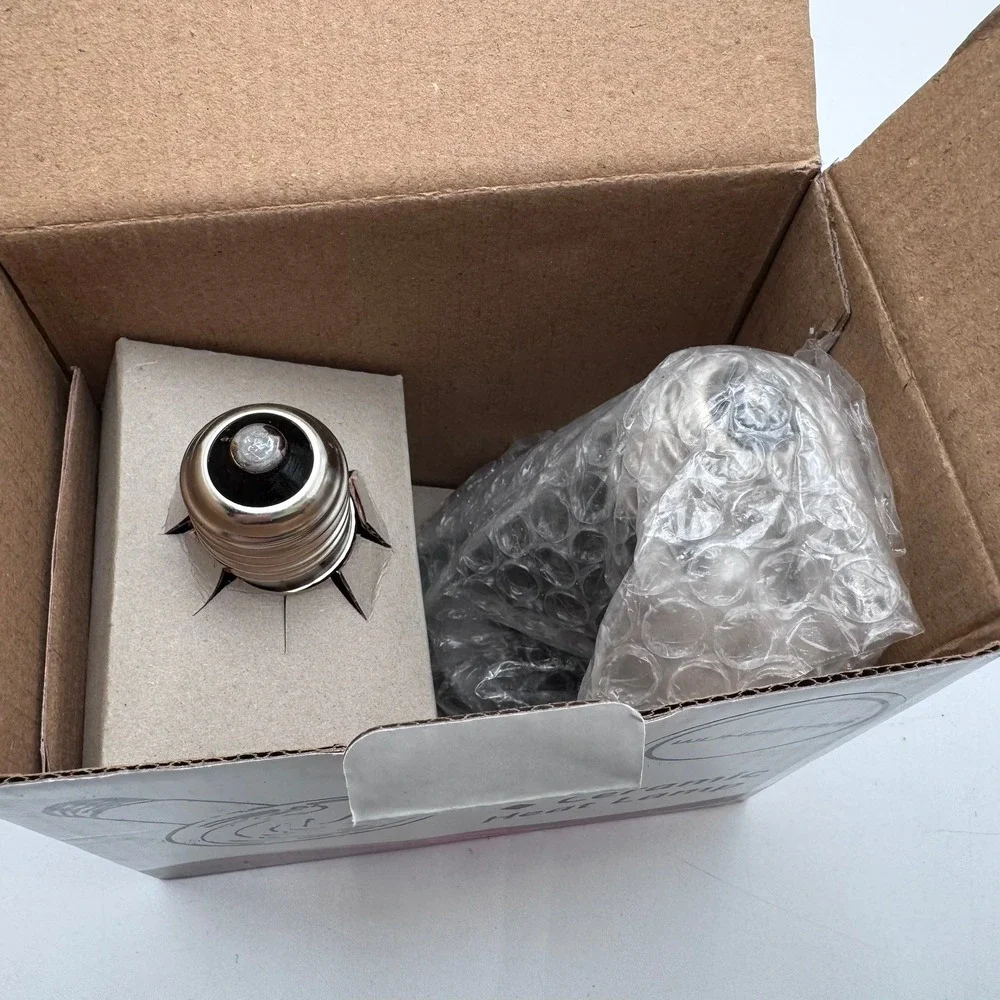 Set of 2 Bulbs Ceramic Heat Lamp 100W Reptile Emitter Black 110-120V Terrarium